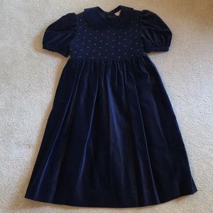 EUC Sophie Dess velvet short sleeve dress
